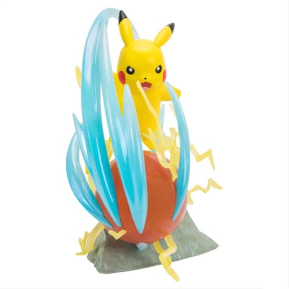 Pokemon Large 13 inch Deluxe Collector’s Statue | Pikachu Deluxe New - Picture 2 of 7